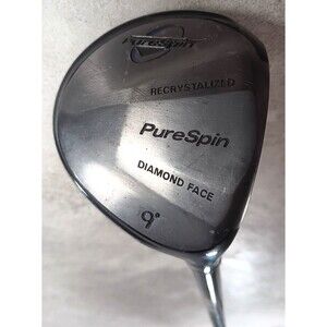 PURESPIN Diamond Face DRIVER 9* Right Handed Graphite Jumbo XXL Shaft Regular